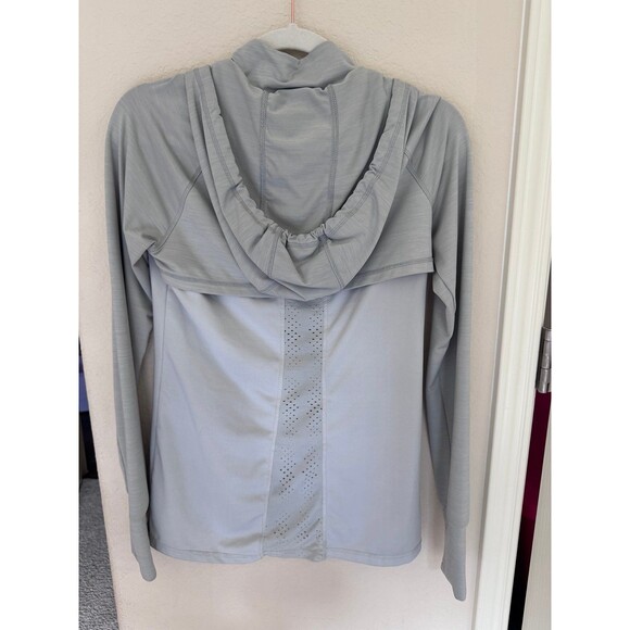 Kyodan zip hoodie running jacket light blue gray - Picture 2 of 3